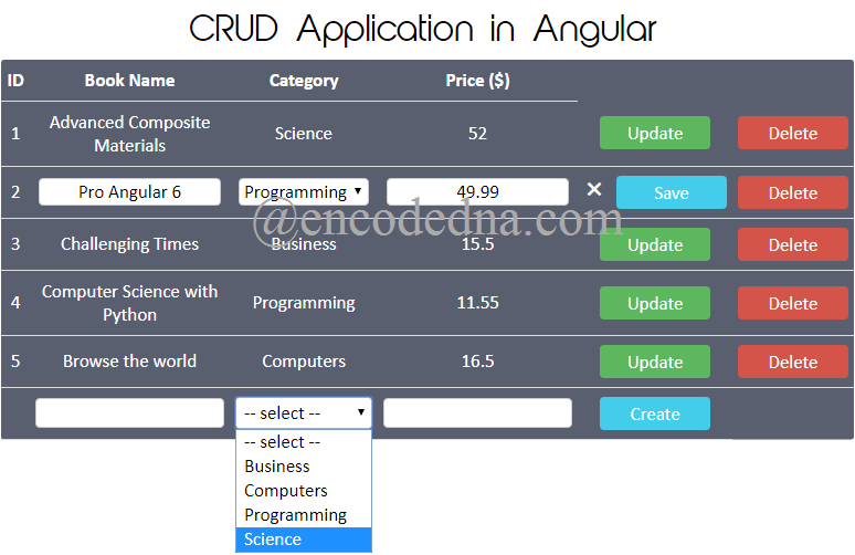 Build Crud Operation Using Angular And Net Core Webapi My Xxx Hot Girl
