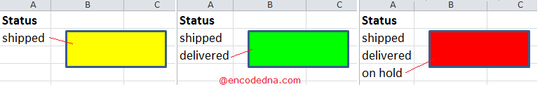 Change The Color Of Shape In Excel Based On Cell Value Using VBA