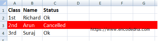 Highlight An Entire Row In Excel Based On A Cell Value Using VBA 