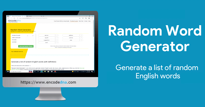 javascript random word generator